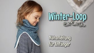 Winterloop Extra  Nähanleitung für Anfänger  OHNE Schnittmuster  Nähtinchen [upl. by Nisay308]