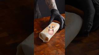 Chicken🌯 Roll funny viral shorts food [upl. by Ecinna851]