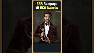 అమెరికా లో దుమ్ము లేపిన RRR సినిమా  awards మోత  HCA AWARDS  SSR Ram Charan  JR Ntr Thyview [upl. by Olympia]