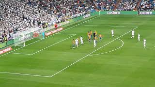 Asensio free kick goal Real Madrid VS valencia 22 [upl. by Maillij]