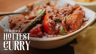 The Worlds Hottest Curry at Scene Indian Street Kitchen [upl. by Edan]