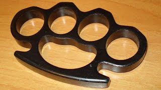 How To Make Brass Knuckles Out Of Aluminum [upl. by Riatsala]