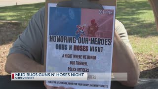 Free tickets to Mudbugs Guns amp Hoses night for first responders [upl. by Philina]