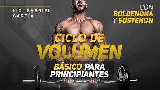 CICLO DE VOLUMEN TESTOSTERONA  BOLDENONA VOLUMEN MUSCULAR CON BOLDENONA Y SUSTANON [upl. by Aziram]