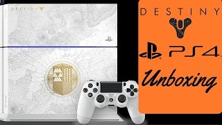 Destiny The Taken King Legendary Edition PS4 Unboxing  LIMITED EDITION WHITE PS4 [upl. by Yadroc]