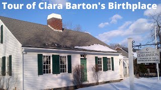 Clara Barton Birthplace Tour in Oxford MA [upl. by Sevik124]