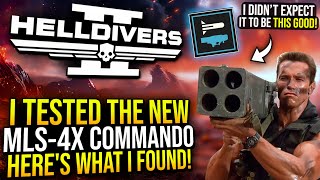 Helldivers 2  I Tested the New MLS4x Commando Stratagem Heres what I Found [upl. by Bella636]