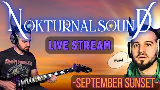 Nokturnal Sound  Recording Backing Tracks Live  September Sunset [upl. by Aiekan772]