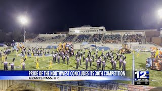 Grants Pass High School hosts 30th annual Pride of the Northwest Marching Band Competition [upl. by Remoh519]