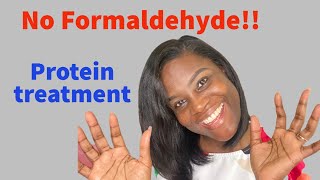 Relaxed hair protein treatment at home [upl. by Cown]