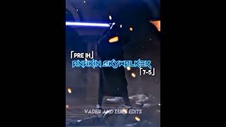 Darth VaderROTS vs Anakin SkywalkerPre IH [upl. by Ioved]