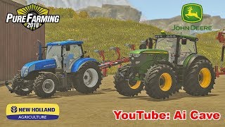 How to install Pure Farming 2018 mods  PF 2018  John Deere amp New Holland Tractors [upl. by Eelyrehc861]