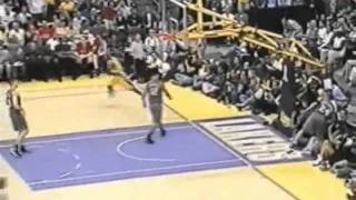 Rare Kobe Bryant Steal and Breakaway Tomahawk Dunk 2002 NBA Finals Game 2 [upl. by Runkle]