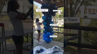 Freestanding Balloon Garland Tutorial balloongarland balloon tutorial diy balloontutorial [upl. by Gaven]