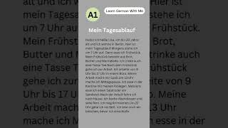 Learn German A1 Fast languagelearning learngermanfast viralshorts [upl. by Adalheid747]