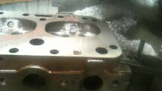 Bridgeport Milling machine  Refacing a cylinder head [upl. by Refinne]