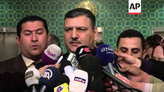 Former Syrian PM Riyad Hijab says Syrian opposition is united [upl. by Friede]