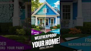 Tips for Choosing the Right Exterior Paint Color for Weatherproofing shorts HomeImprovement [upl. by Gustafsson328]