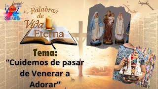 🕯 Palabras de Vida Eterna 📖 Cuidemos de pasar de Venerar a Adorar 04092024 [upl. by Treble674]