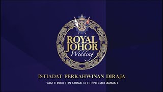 ISTIADAT AKAD NIKAH YAM TUNKU TUN AMINAH amp ENCIK DENNIS MUHAMMAD [upl. by Ahsieyt]