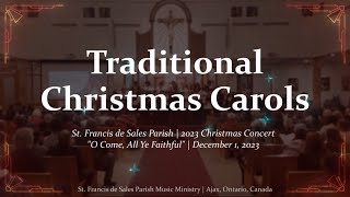 One Hour of Traditional Christmas Carols  SFDS 2023 Christmas Concert  Choir wLyrics  16 Songs [upl. by Yeliah]