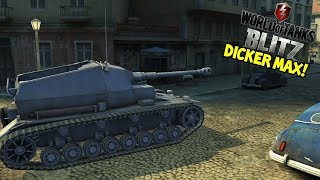 Die gun depression Dicker Max  WoT Blitz DeutschGerman [upl. by Ativahs]