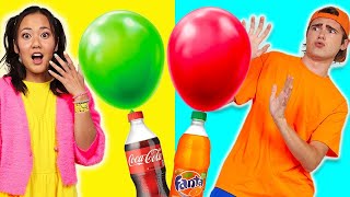 Coke amp Mentos CHALLENGE With Ellie amp Jimmy  The Ellie Sparkles Show [upl. by Clare328]