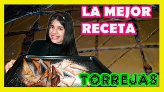 Receta de TORREJAS DULCES  Cómo hacer TORREJAS  Cómo preparar torrejas  Torreja  Mafer Risitas😱 [upl. by Ahsetel849]