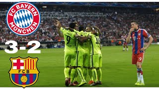 Bayern Munich vs Barcelona 32 highlights amp goals UCL 20142015 [upl. by Goldin519]