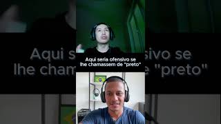 Russo reage a brasileiro negro ometv shorts idiomas [upl. by Miarhpe]