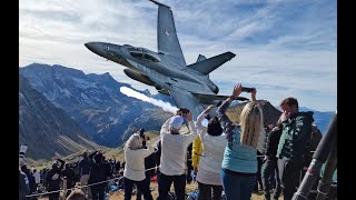 AXALP 2023 The Greatest AvGeek Show on Earth Spectacular Swiss AirForce Live Firing [upl. by Esor97]