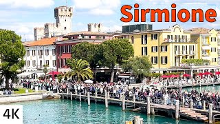 A Tour of SIRMIONE Lake Garda  Italy 4K [upl. by Elsie435]