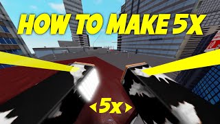 ROBLOX PARKOUR HOW TO MAKE 5X COMBO LINE PGvGPvMG [upl. by Ahsienal939]