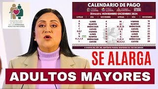 📢PAGO A RECIBIR AVISO PARA ADULTOS MAYORES 65 Y MAS🔔SE ALARGA EL CALENDARIO💥 [upl. by Libyc]