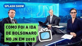 BOLSONARO volta ao JN após quatro anos relembre ENTREVISTA de 2018 com BONNER e RENATA VASCONCELLOS [upl. by Derr801]