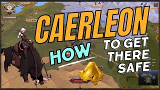 Transport to Caerleon WITHOUT RISK l ALBION ONLINE GUIDE [upl. by Ettedualc]