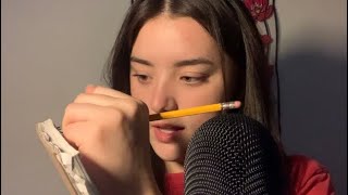 ASMR  Sketching you 🎨✍️ in my art salon [upl. by Richia]