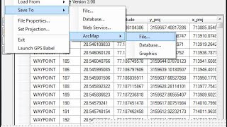 Convert ArcView Shapefile to GPX File [upl. by Aniloj]