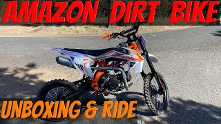 I bought a Hawk 125 Pit Bike  Dirt Bike from Amazon under 1K [upl. by Ecile]