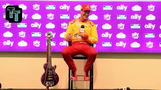 NASCAR at Nashville Ally 400  Joey Logano postrace win interview 6302024 [upl. by Antin]