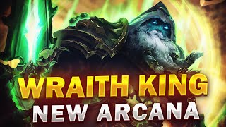 New Dota 2 Arcana Set for Wraith King  King Kringle Frostivus 2023 [upl. by Burdelle]