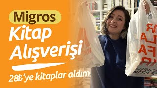 Kitap Alışverişi  Migros’ta kitaplar 28 TL [upl. by Rico100]