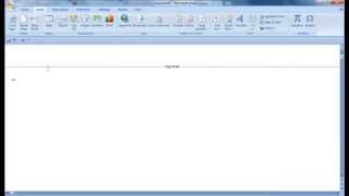 How To Delete Blank Page In MIcrosoft Word 2007 [upl. by Chainey]