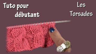 Tuto tricot  Apprendre à faire des torsades [upl. by Creighton]