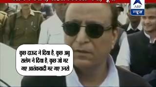 ABP LIVE l Mulayam Singh Yadavs grand birthday celebration l Rides buggy [upl. by Erdua]