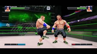 John Cena vs John Cena  WWE Mayham gameplay video wwe [upl. by Airotkciv]