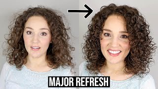 Full Refresh Routine for Major Tangles Frizz Dryness  Damaged Hair Refresh [upl. by Nathanial387]