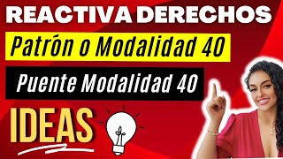 Reactivar Derechos ¿Cuanto tiempo Recupera tu Pensión [upl. by Anirahc]