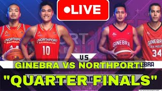 PBA GINEBRA VS NORTHPORT❗QUARTER FINALS 1ST GAME❗Ginebra Binago LINE UP❗PREVIEW ❗ [upl. by Kennard]