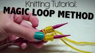 Knitting Tutorial  Magic Loop Method [upl. by Akeimat317]